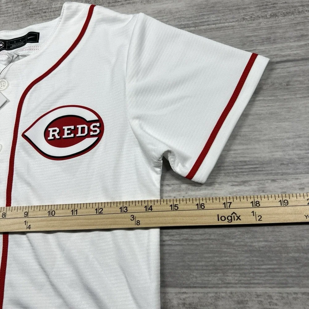 Nike Cincinnati Reds MLB Jonathan India‎ #6 White Jersey Kids Large (7) NWT $75